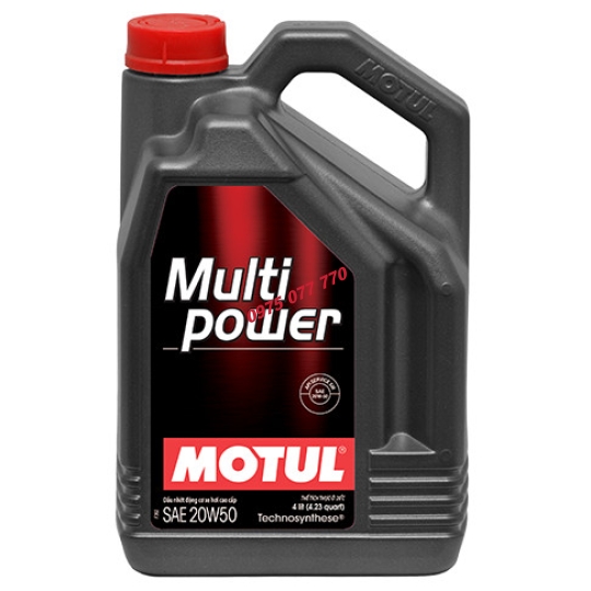 Motul dầu nhớt ô tô chuyên động cơ xăng - MULTIPOWER 20W50 4X4L VN