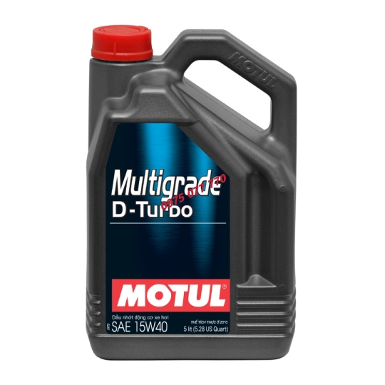 Motul dầu nhớt ô tô chuyên động cơ Diesel  -  MULTIGRADE D-TURBO 15W40 CI-4 4X5L VN