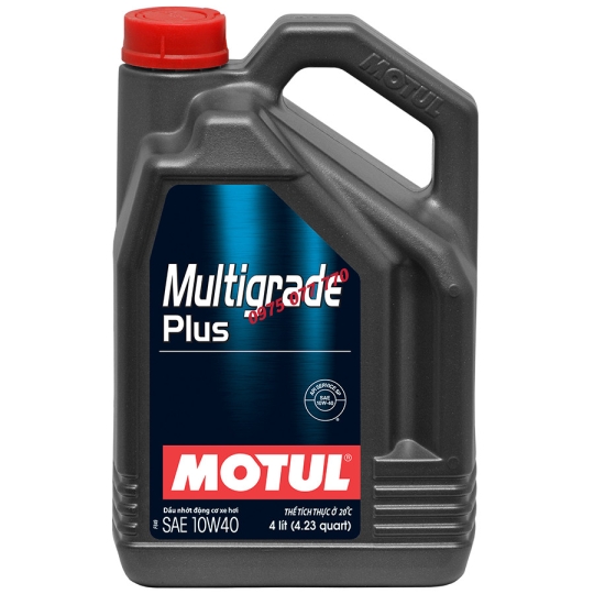 Motul dầu nhớt ô tô chuyên động cơ xăng - MULTIGRADE PLUS 10W40 SP 4X4L 