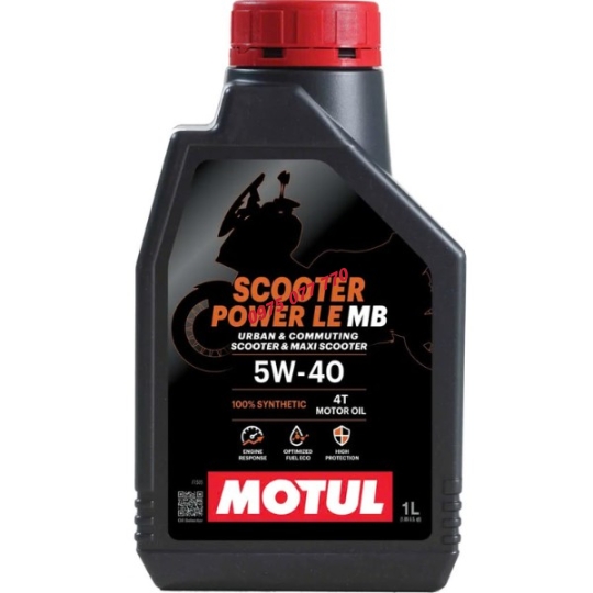 Motul dầu nhớt xe tay ga -   SCOOTER POWER LE 4T 5W40 20X1L VN 