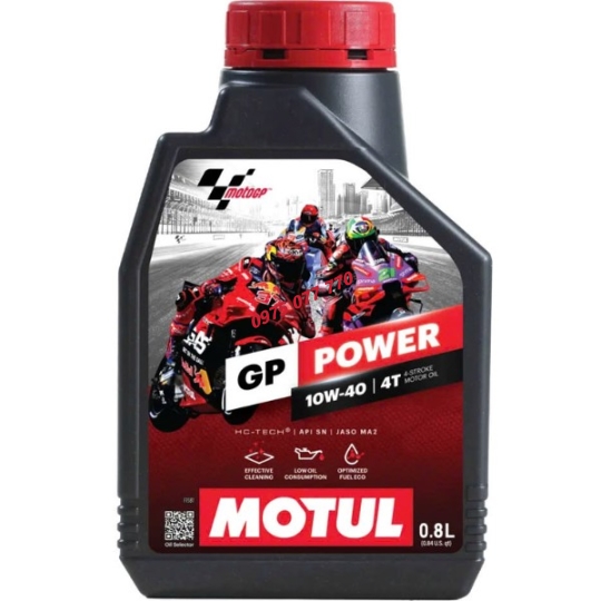 Motul dầu nhớt xe máy số -  GP POWER 4T 10W40 20X0.8L VN