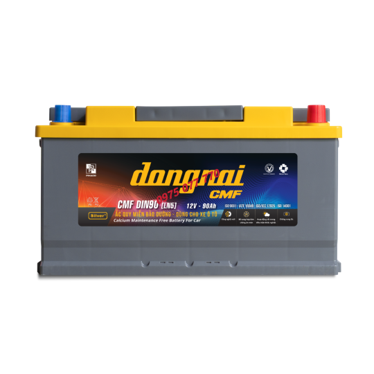 Ắc quy khô miễn bảo dưỡng Đồng Nai CMF DIN90 [LN5] - 12V - 90Ah