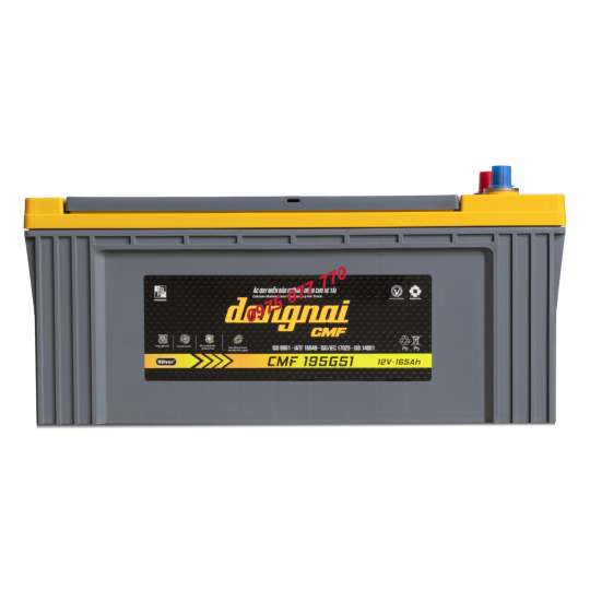 Ắc quy khô miễn bảo dưỡng Đồng Nai CMF 195G51 - 12V - 165Ah