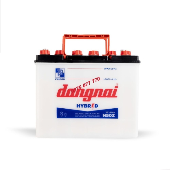 Ắc quy Hybrid Đồng Nai N50Z - 12V - 60Ah