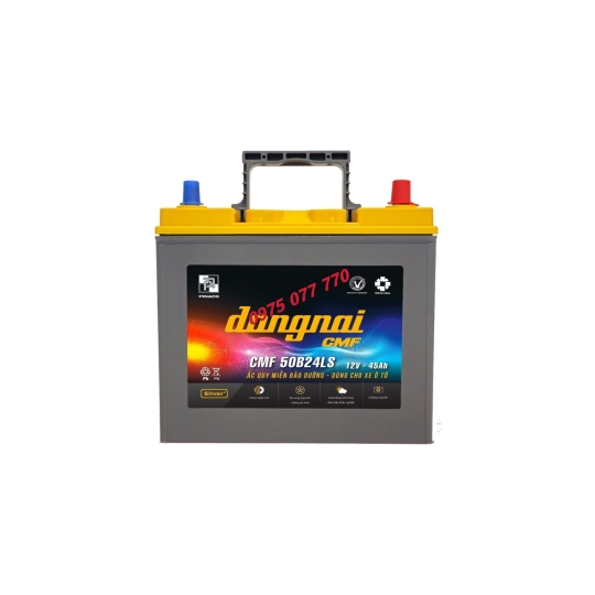 Ắc quy khô miễn bảo dưỡng Đồng Nai CMF 50B24LS - 12V - 45Ah  
