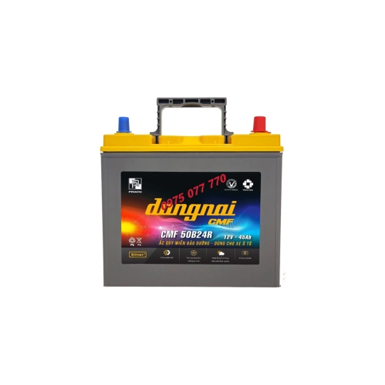 Ắc quy khô miễn bảo dưỡng Đồng Nai CMF 50B24R - 12V - 45Ah