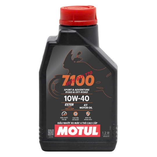 Motul dầu nhớt xe máy phân khối lớn -7100 4T 10W40 12X1.2L VN
