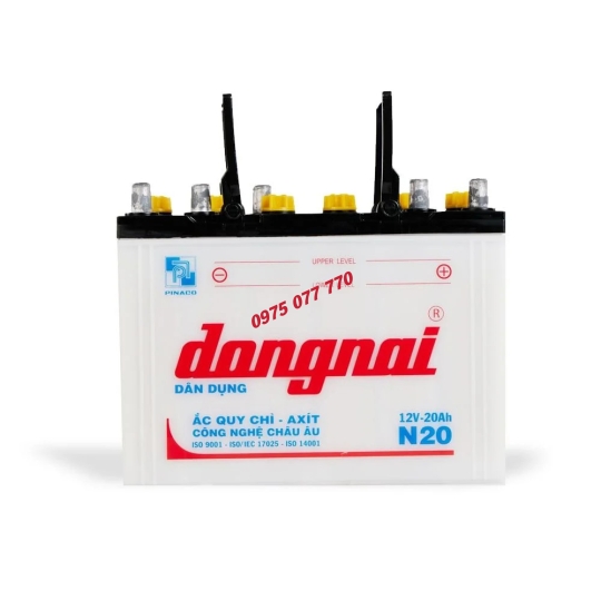 Ắc quy dân dụng Đồng Nai  N20 - 12V - 20Ah