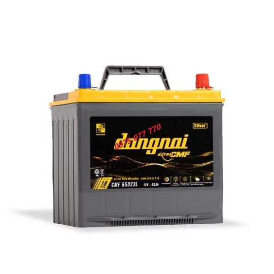 Ắc quy khô miễn bảo dưỡng Đồng Nai EXTRA CMF 55D23L - 12V - 60AH