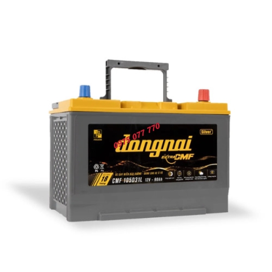 Ắc quy khô miễn bảo dưỡng Đồng Nai EXTRA CMF 105D31L - 12V - 90AH
