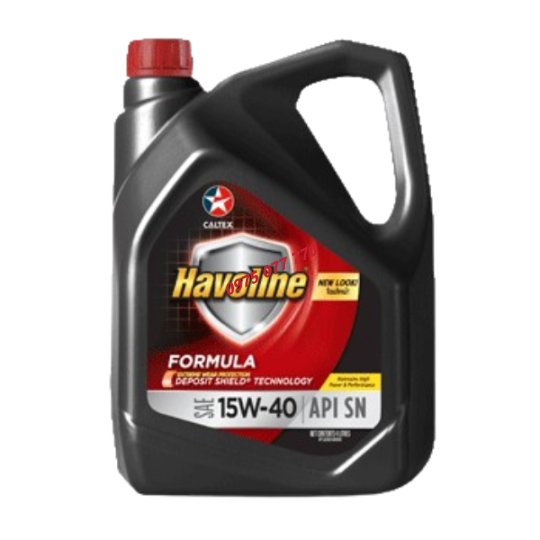 nhớt Havoline Caltex ô tô Formula 15W40 1L/4L, chuyên động cơ xăng, dầu khoáng, tiêu chuẩn  API SP