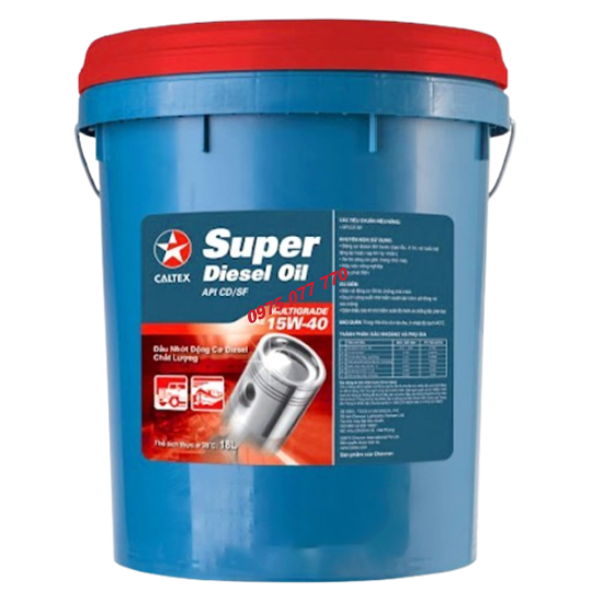nhớt Havoline  xe tải Diesel Super Diesel Oil (CF) Multigrade 15W40, 18L, API CF