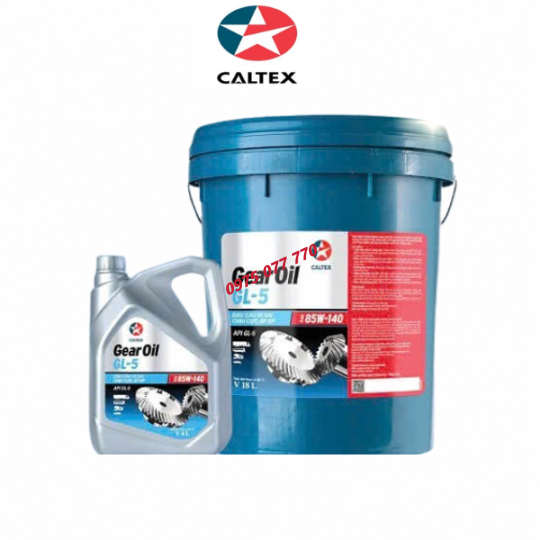 dầu hộp số havoline  Gear Oil GL-5 80W90 4L, 18L