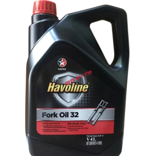 Dầu Phuộc Nhún giảm số  Havoline Fork Oil 32 4L