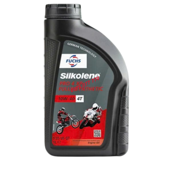nhớt xe máy số FUCHS SILKOLENE PRO 4 10W40 1L, chính hãng