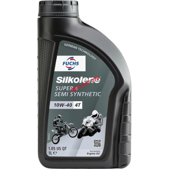 nhớt xe máy số Fuchs Silkolene Super 4 10W40 1L,chính hãng